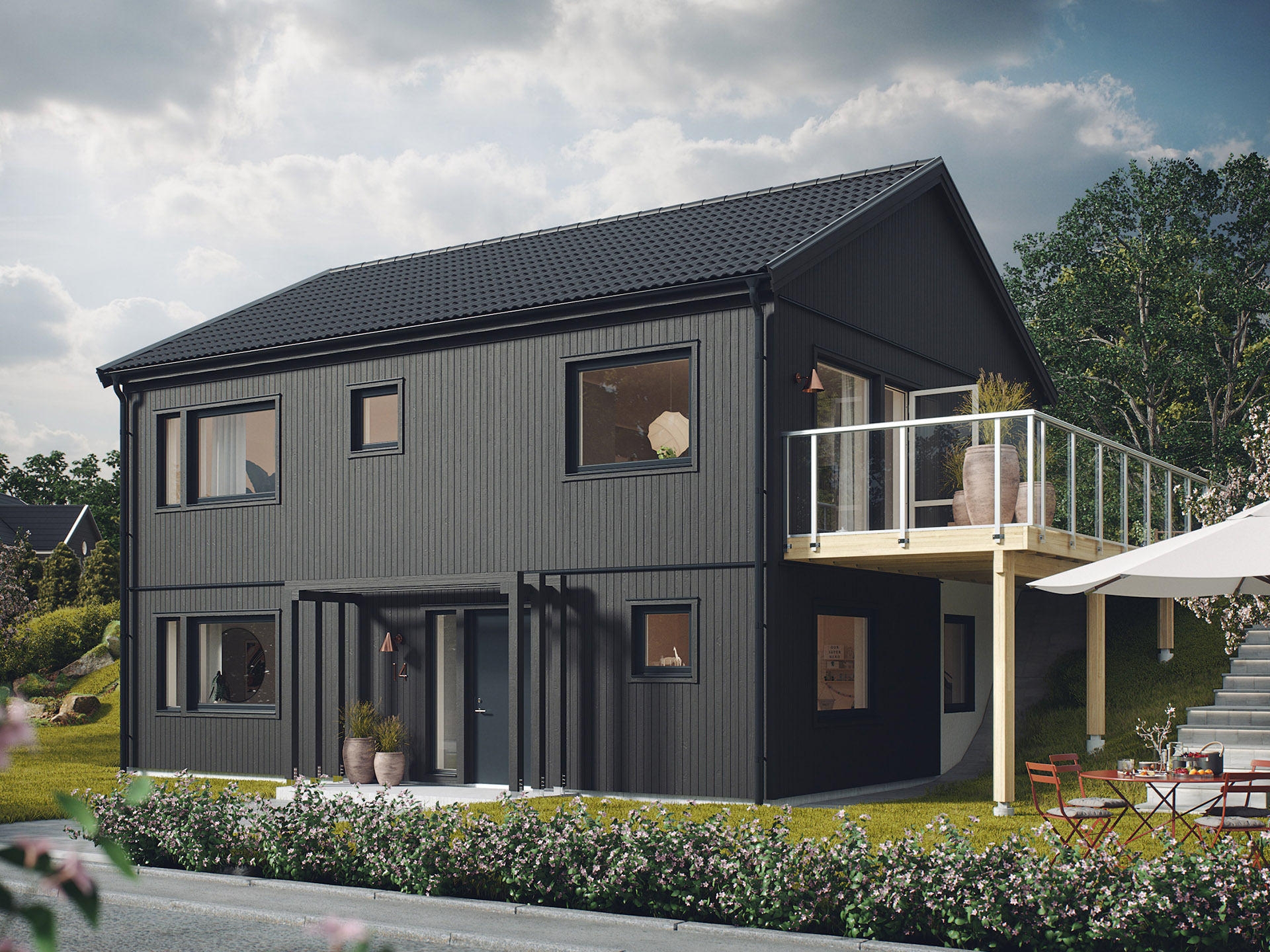 Lidmossevägen 16 Tomt 1 - Lidmossevägen 16